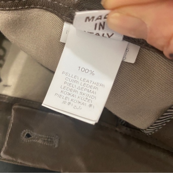 Brunello Cucinelli genuine leather pants - Picture 8 of 12